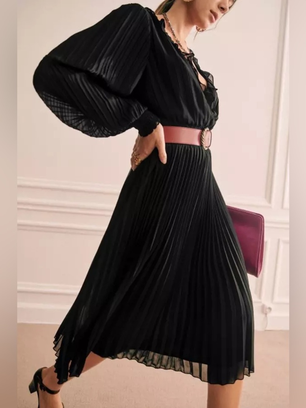 Sezane Tal Dress in black